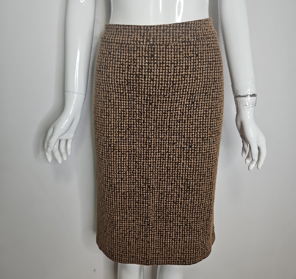 MICHAEL Michael Kors Tan Brown Midi Pencil Skirt